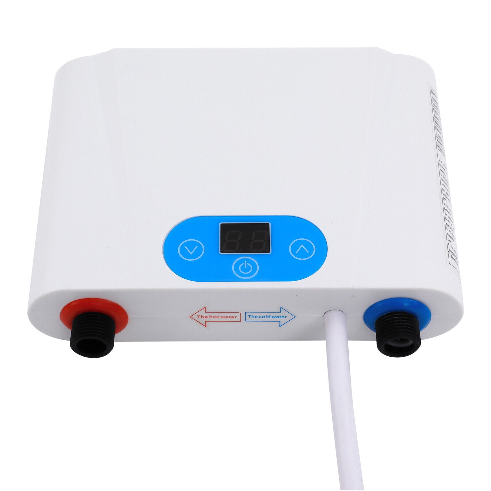 5500W Electric Hot Tankless Water Heater, Instant Water Boiler Under Sink for Kitchen