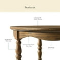 thumbnail image 2 of Pioneer Woman Helen Round Coffee Table, Heirloom Brown, 2 of 8
