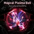 thumbnail image 3 of New Plasma Ball Lamp Touch Sensitive Party Magical Electrostatic Red Color Crystal Ball for Halloween (Evil Dragon), 3 of 6