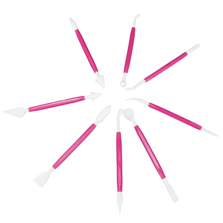 

EBTOOLS 8Pcs Cake Fondant Decorating Set Engraving Pen Cake Supplies DIY Baking Tools H