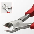 thumbnail image 3 of Toenail Clippers Straight Blade for Thick Toenails, Nail Clippers for Thick and Ingrown Nails - High Temperature Forging Stainless Steel Toe Nail Tools - Red, 3 of 5