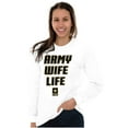 thumbnail image 3 of US Army Wife Life Military Spouse Women's Long Sleeve T Shirt Brisco Brands M, 3 of 6