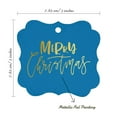 thumbnail image 7 of Inkdotpot Hang Tags Merry Christmas Favor Bracket Shape Gift Tags Real Gold Foil Bonbonniere Tag Pack Of 50, 7 of 7