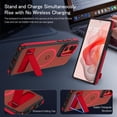 thumbnail image 2 of Funda GUAGUA para Moto G Stylus 5G 2024, 6.7 pulgadas, magnética, roja, 2 of 9