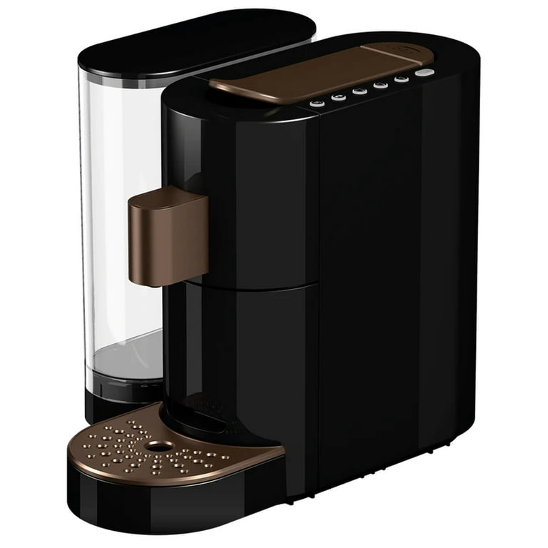 K-fee® Twins II Single Serve Coffee and Espresso Machine (White/Bronze)