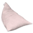 thumbnail image 2 of Retro Lounger Chair Bag, Pastel Squares with Polka Dots Geometrical Symmetrical Checked Tile Pattern, High Capacity Storage with Handle Container, Lounger Size, Pale Pink White, by Ambesonne, 2 of 5