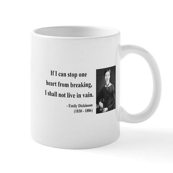 CafePress - Emily Dickinson 9 Mug - 11 oz Ceramic Mug - Novelty Coffee Tea Cup