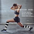 thumbnail image 5 of 8 Pairs Medical Sport Compression Socks - 15-20mmhg Graduated Knee-High Support for Men & Women, Ideal for Soccer, Running, and Nurses, 5 of 8