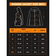 thumbnail image 7 of Heated Jacket for Women, Women's Heated Jacket, 12V 20000mAh Battery, Heated Cuffs, Heated Winter Coat, Electric Heating Jacket, Lightweight White L, 7 of 7