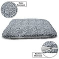 thumbnail image 3 of Victorian Pet Bed, Retro Flower Petals Leaves Paisley Classic Vintage Vibes Design, Resistant Pad for Dogs and Cats Cushion with Removable Cover, 24" x 39", Dark Slate Blue and White, by Ambesonne, 3 of 4