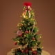 thumbnail image 4 of Decoraciones de Árbol de Navidad Decoración de Navidad Árbol de Navidad Topper Arco de Terciopelo Rojo Árbol de Navidad Topper Árbol de Navidad Topper Estrella Árbol de Navidad Topper, 4 of 6