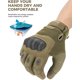 thumbnail image 5 of Guantes de moto Guante de pantalla táctil de dedo completo Mujeres y hombres Guantes tácticos para deportes al aire libre Guantes para Motocross Combate Escalada Camping Caza Ciclismo TUNC Sencillez, 5 of 5
