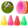 thumbnail image 3 of 10 Pcs Football Marking Cup Marker Cones Slalom Roller skate pile cup Soccer Training Equipment (Blue), 3 of 6