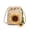 Beige, variant on Handmade Crochet Sunflower Blossom Phone Bag Knitted Bag for Women