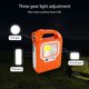 thumbnail image 5 of Lámpara Solar/USB Camping Light 3-gear 2400mAh Trabajo Luces LED Antorcha para lectura Caminar JShteea Para estrenar, 5 of 7