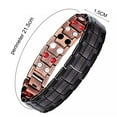 thumbnail image 5 of Soumake Men Bracelet Magnetic Pure Copper Durable Smooth Therapy Bracelet for Daily Wear, 5 of 8