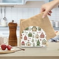 thumbnail image 2 of Yayeee Napkin Holder for Table Kitchen Paper Tissue Organization, Brown Christmas House, 2 of 8