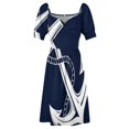 thumbnail image 6 of Anchor Nautical White & Navy Dress dress women summer 2024 Clothing female, 6 of 7