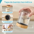 thumbnail image 3 of Vtopmart Yogur y copa de avena, recipientes de avena durante la noche, compartimento reutilizable para desayuno con yogur, cereales o avena sobre la (Pack de 6-473 ml), 3 of 6