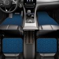 thumbnail image 7 of Zufioo Dark Blue Print Car Floor Mats Four-piece Set, Car Interior Accessories - Corrosion-resistant, Non-Slip, Suitable for Cars, Trucks, Vans, 7 of 7