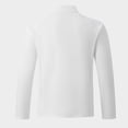 thumbnail image 6 of hotojiny Long Sleeve Shirts for Men Athletic Workout Quarter Zip Pullover Big and Tall Stretchy Sun Protection Outdoor T-Shirts, 6 of 7