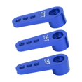 thumbnail image 2 of Rc Servo Arm Rc 25T Servo Horns Aluminum Alloy 3Pcs Rc Aluminum 25T Servo Horns Metal Steering Arm For 1 8 1 10 Rc Car Upgrade Parts, 2 of 8