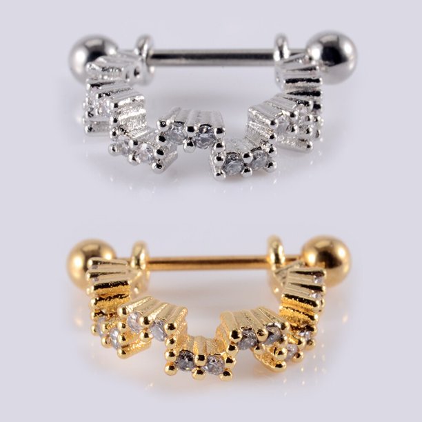 1 Uds. De pesas de acero quirúrgico con aro de circonia cúbica, pendientes de hélice para cartílago del trago de la oreja, pendientes de tuerca para la oreja, Piercing para el lóbulo de Rook para mujer, joyería Tan Jianjun unisex
