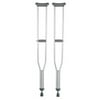 Underarm Crutch, Adult Tall Crutches, 350 lb. Capacity, Adjustable User Height 5'10" to 6'6", Aluminum