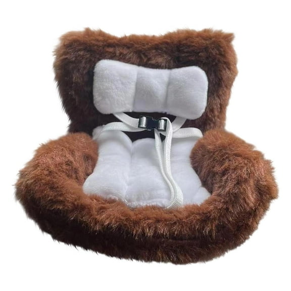 Arestory Dolls Car Seat for with Soft Furry Cushion, Air Vent Clip and Desktop Stand, Cute and Functional Car Ornament for Fans and Mini Doll Collectors