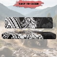 thumbnail image 4 of ZIATUBLES 2-Pack Waterproof UTV Seat Covers, Polynesian Tribal Lion Print Replacement Bench Seat Protectors Compatible with Kawasaki Mule 3000 3010, Wear-Resistant Polyester UTV Seat Decor Covers, 4 of 8