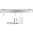 thumbnail image 1 of Storage Rack, Shower Shelf, Durable Space Aluminum Anti-Rust Wall Hanging For Hotel, Bathroom Kitchen 40cm Storage Rack With Hook, 1 of 8
