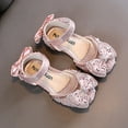 thumbnail image 6 of LNMQLPDBS Little Girl Shoes Flat Non-Slip Dress Shoes Dance Show Performance Shoes with Beautiful Bowknot Decoration Princess Dress Shoes for Communion Party and Wedding Pink 5-5.5 Years, 6 of 6