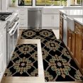 thumbnail image 5 of Kitchen Rugs Sets of 3 Non Slip Washable Kitchen Mats for Floor, Waterproof Kitchen Runner Rug, Floor Mat Carpet for Entryway, Laundry, Sink, Hallway, Bathroom, 5 of 10