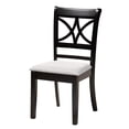 thumbnail image 3 of Baxton Studio Mari Modern Grey Fabric and Dark Brown Finished Wood 5-Piece Dining Set, 3 of 10