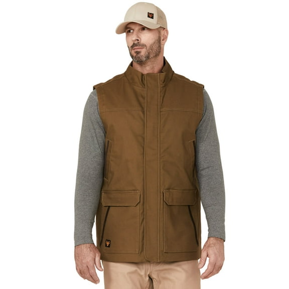 Hawx Work Gear Men's Olive Tejon Insulated Stretch Work Vest - HXFA20V1-OLIVE Medium US