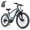 Blue, variant on Unibike 26'' Ebike for Adults, 748W Peak Motor, All-Terrain Electric Mountain Bike, 36V 10AH Battery, Top Speed 22 MPH, Dual Suspension, Black