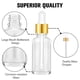 thumbnail image 4 of Glass Dropper Bottle 24 Pack Clear Glass Bottles Empty with 2 Funnels & 2 Long Pipettes, 30ml Eye Dropper Bottles, 4 of 5