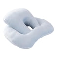 thumbnail image 1 of Almohada para siesta portátil, multifuncional, súper suave, lavable a máquina, con diseño de explosiones azul claro, 1 of 7