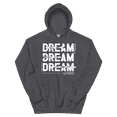 thumbnail image 2 of Itzus Collections Graphic Dream Motivational Hoodie, Dark Heather Unisex, Size M, 2 of 3