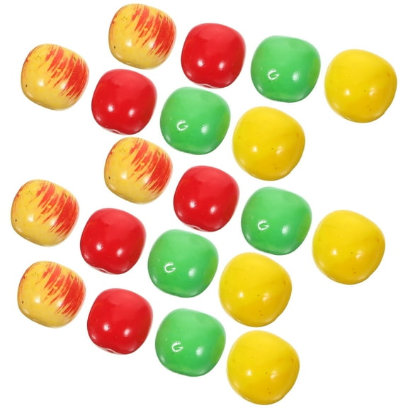 HOMEMAXS 60pcs Foam Fruit Artificial Mini Apples Fake Apples Home Kitchen Photography Party Decoration