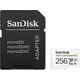 thumbnail image 3 of SanDisk 256GB High Endurance Video microSDXC Card with Adapter for Dash Cam and Home Monitoring systems - C10, U3, V30, 4K UHD, Micro SD Card - SDSQQNR-256G-GN6IA, 3 of 4