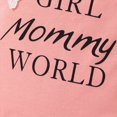 thumbnail image 6 of Infant Baby Girl Winter Clothes Set Cute Letter DADDY'S GIRL MOMMY'S WORLD Printed Long Sleeve Ruffle Romper Floral Trousers Pants and Bow Headband 3-Piece Set 0 3 6 9 12 18 Months, 6 of 6
