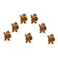 thumbnail image 2 of Velmasee 7 Pcs Wooden Santa Claus LED Wall Decor - Hollow Out Backlit Rustic Farmhouse Light Up Wall Stickers, Battery Operated Glowing Xmas Wall Art for Indoor Holiday Home Decor, 2 of 6