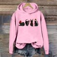 thumbnail image 2 of Women Hoodies Oversized Sweatshirt Long Sleeve Cute Cartoon Graphic Christmas Print Casual Slim Y2k Clothes, 2 of 3