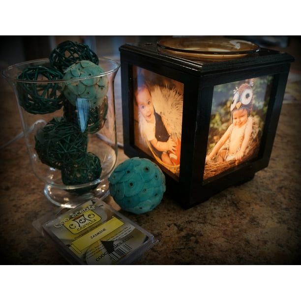Coo Candles Memory Box Picture Frame, Lamp, and Electric Wax Melt Bar