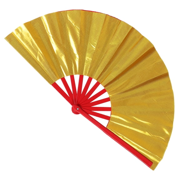 FONDOTIN Foldable Fan Kung Fu Fan Nylon Decorative Item Adults Special Occasions 1Set