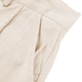 thumbnail image 7 of Stamzod Pants for Men Casual Elastic Waist Cotton Lounge Pants with Pocket Summer Vacation Beach Pants Khaki-5 XXL, 7 of 7