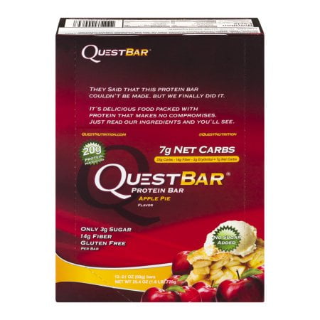 Quest Nutrition Questbar Protein Bar, tarte aux pommes, 2,12 Oz