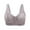 Womens Bras Purple, variant on ylioge Womens Bras No Wire Plus Size Front Closure M-4X Ladies Lightweight Full-Coverage Solid Breathable Push Up Underwear Bralettes