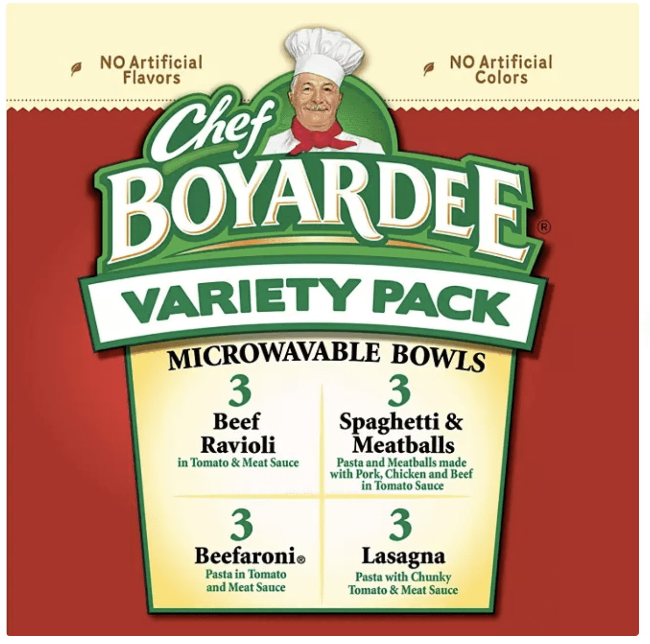 Chef Boyardee Variety Pack 7.5 oz., 12 pk.